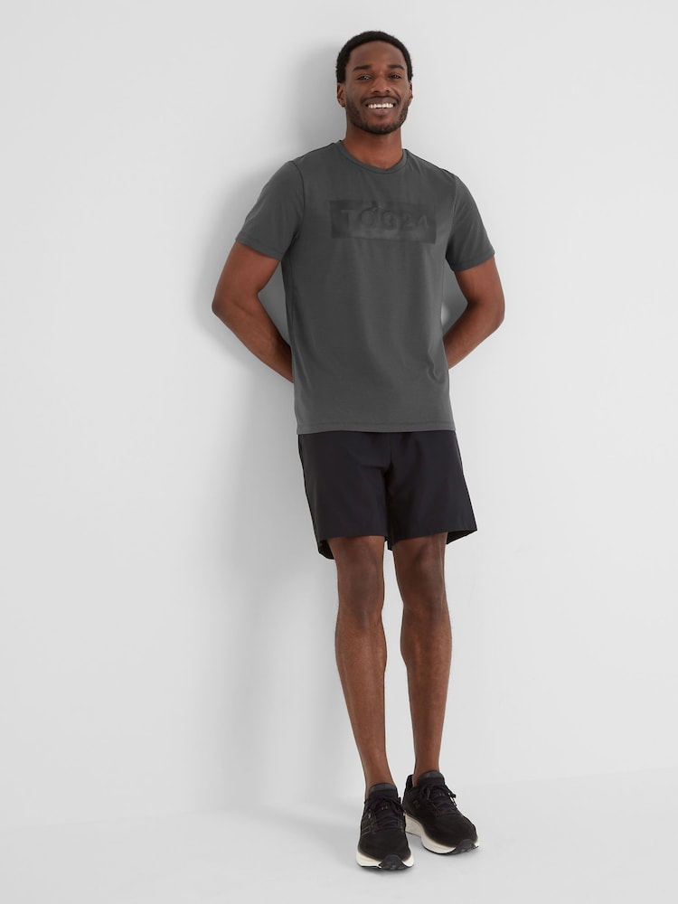 Tog 24 Grey Mens Airwell Tech Short Sleeve Top - Image 1 of 5