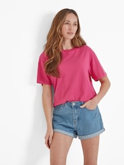 Tog 24 Pink Womens Erica 100% Cotton T-Shirt - Image 2 of 6