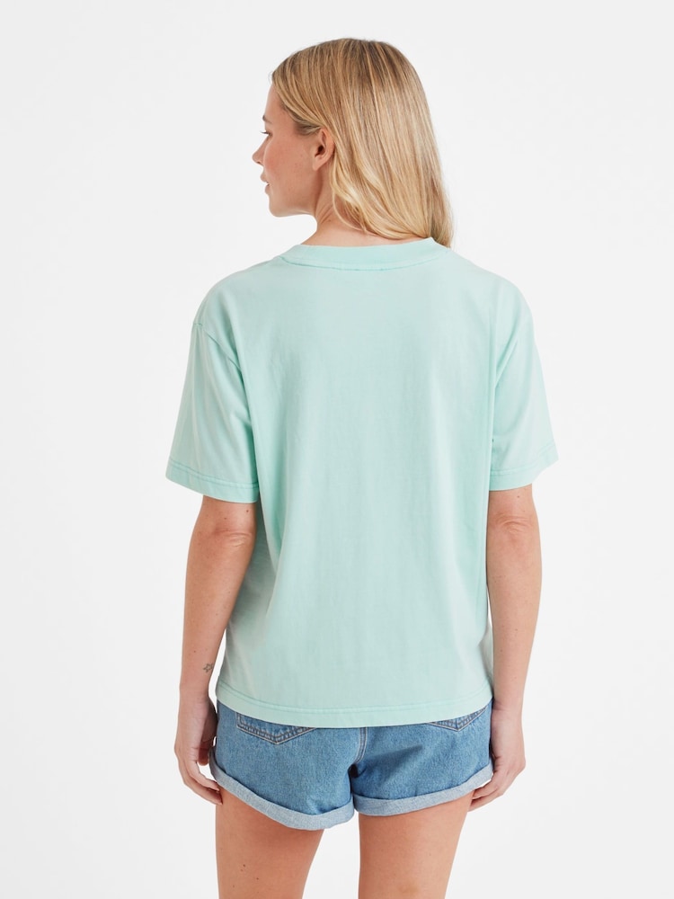 Tog 24 Green Womens Erica 100% Cotton T-Shirt - Image 3 of 5