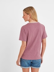 Tog 24 Purple Womens Liana 100% Cotton T-Shirt - Image 3 of 6