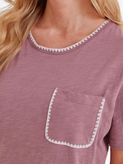 Tog 24 Purple Womens Liana 100% Cotton T-Shirt - Image 5 of 6
