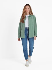 Tog 24 Green Womens Risna 100% Cotton Shacket - Image 1 of 6