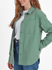 Tog 24 Green Womens Risna 100% Cotton Shacket - Image 5 of 6