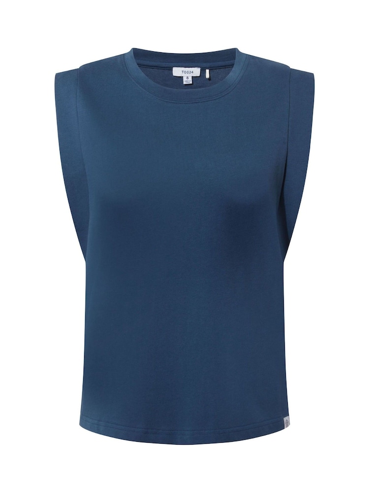 Tog 24 Blue Womens April 100% Cotton Vest - Image 6 of 6