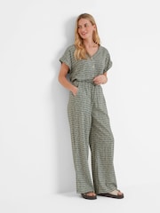 Tog 24 Green Womens Christina Dash Print Trousers - Image 5 of 7
