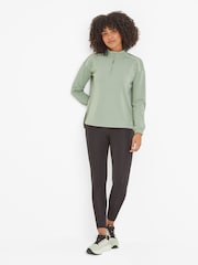 Tog 24 Green Womens Larelle Zip Neck Sweatshirt - Image 2 of 8