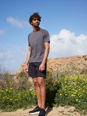Tog 24 Grey Mens Durleigh Tech Short Sleeve Top - Image 1 of 7