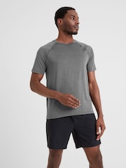 Tog 24 Grey Mens Durleigh Tech Short Sleeve Top - Image 3 of 7