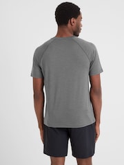 Tog 24 Grey Mens Durleigh Tech Short Sleeve Top - Image 4 of 7