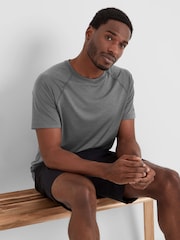 Tog 24 Grey Mens Durleigh Tech Short Sleeve Top - Image 5 of 7