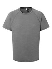 Tog 24 Grey Mens Durleigh Tech Short Sleeve Top - Image 7 of 7