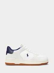 Blanco/azul marino - Zapatillas deportivas bajas con cordones Masters de Polo Ralph Lauren - Imagen 1 de 4