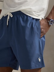 Polo Ralph Lauren Blue Traveler Mid Length Trunk Swim Shorts - Image 3 of 5