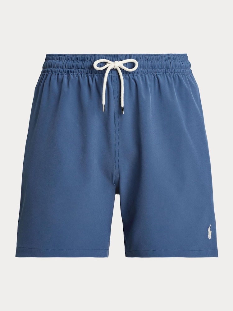 Polo Ralph Lauren Blue Traveler Mid Length Trunk Swim Shorts - Image 5 of 5 Polo Ralph Lauren Blue Traveler Mid Length Trunk Swim Shorts - Image 5 of 5
