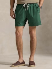Polo Ralph Lauren Green Traveler Mid Length Trunk Swim Shorts - Image 1 of 5