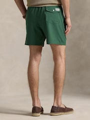 Polo Ralph Lauren Green Traveler Mid Length Trunk Swim Shorts - Image 3 of 5
