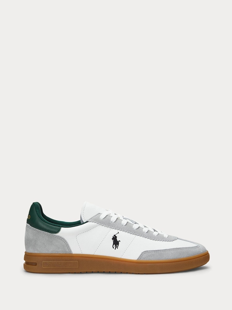 Polo Ralph Lauren Grey Bedford PP Trainers - Image 1 of 4