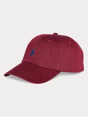 Polo Ralph Lauren Red Logo Embroidered Cap - Image 1 of 2