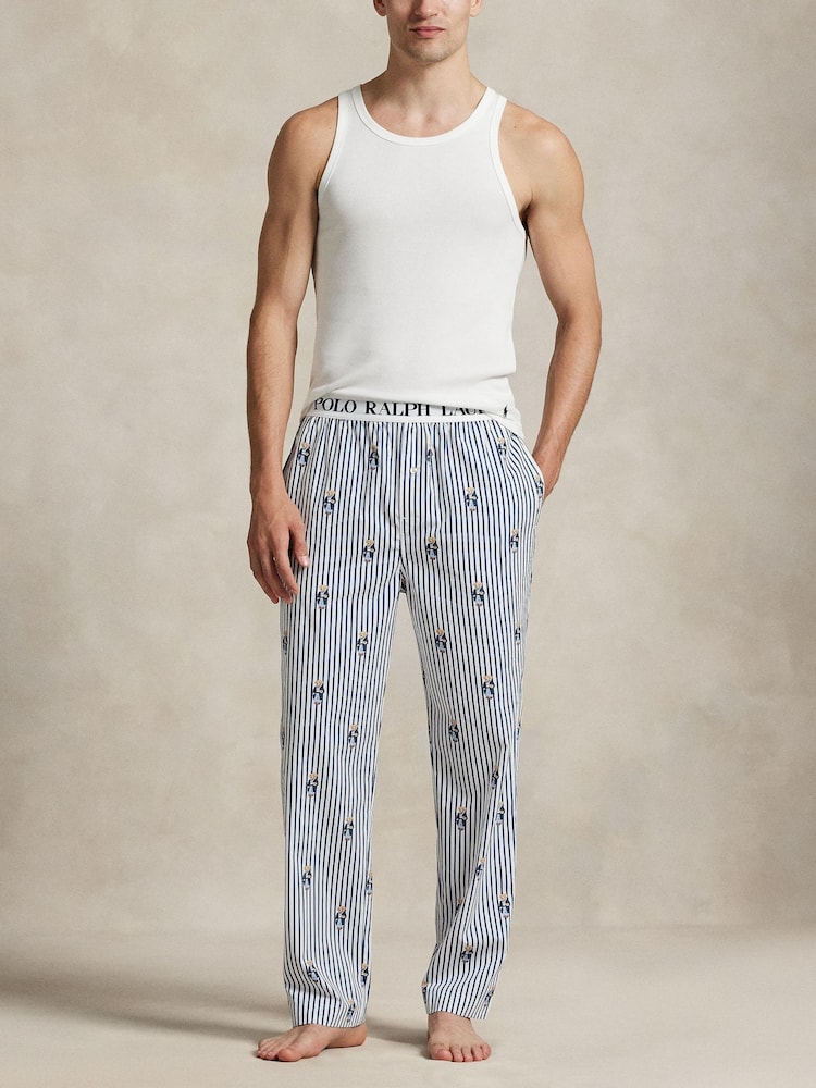 Polo Ralph Lauren Blue Pyjama Bottoms - Image 2 of 4