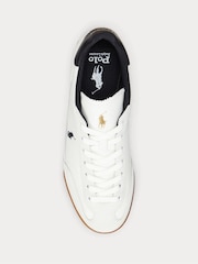 Polo Ralph Lauren White Hester PP Sneakers Low Top Lace Trainers - Image 4 of 4