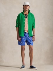 Polo Ralph Lauren Pattern Traveler Mid Length Trunk Swim Shorts - Bild 3 von 5