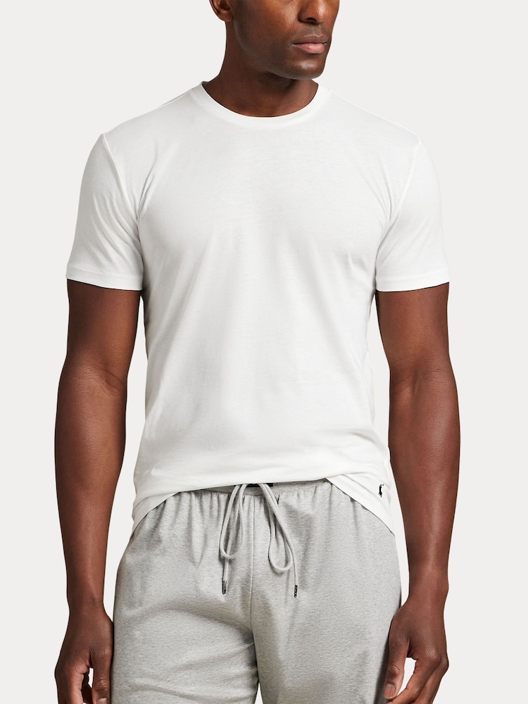 Polo Ralph Lauren Black Chrome Slim T-Shirts 3 Pack - Image 2 of 5 Polo Ralph Lauren Black Chrome Slim T-Shirts 3 Pack - Image 2 of 5
