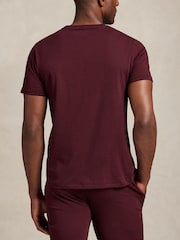 Polo Ralph Lauren Red Crew Neck 100% Cotton T-Shirt - Image 3 of 4