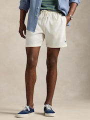 Polo Ralph Lauren Cream Traveler Mid Length Trunk Swim Shorts - Image 1 of 5