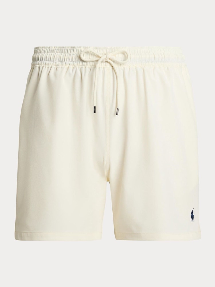 Polo Ralph Lauren Cream Traveler Mid Length Trunk Swim Shorts - Image 5 of 5 Polo Ralph Lauren Cream Traveler Mid Length Trunk Swim Shorts - Image 5 of 5