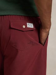 Polo Ralph Lauren Red Traveler Mid Length Trunk Swim Shorts - Image 4 of 5
