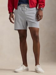 Polo Ralph Lauren Blue Stripe Traveler Mid Length Trunk Swim Shorts - Image 1 of 4