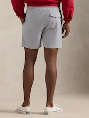 Polo Ralph Lauren Blue Stripe Traveler Mid Length Trunk Swim Shorts - Image 2 of 4