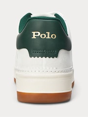 Polo Ralph Lauren White Masters Sneakers Low Top Lace Trainers - Image 4 of 4