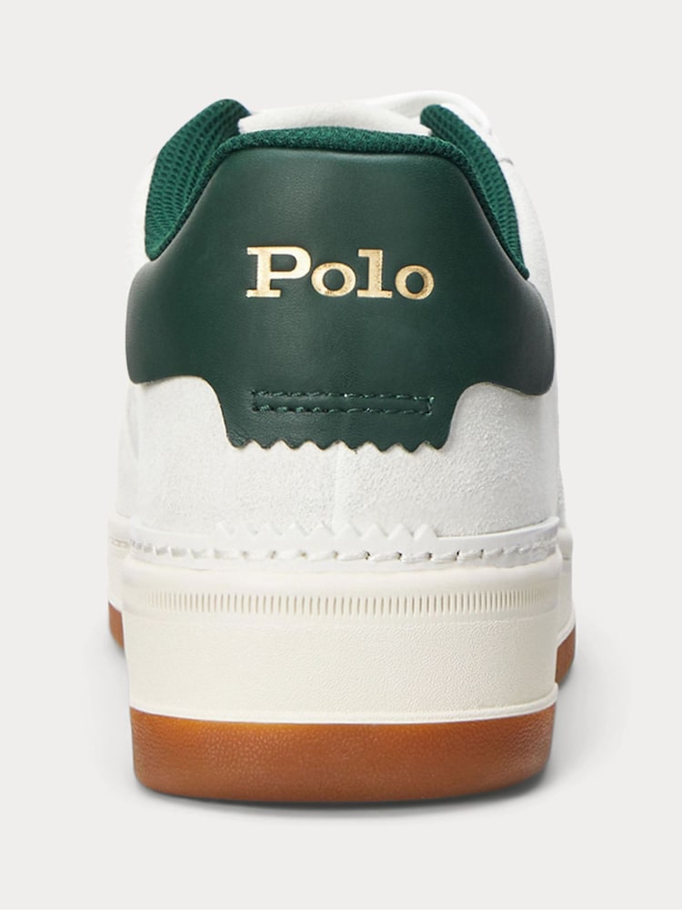 Polo Ralph Lauren White Masters Sneakers Low Top Lace Trainers - Image 4 of 4