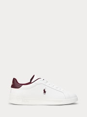 Polo Ralph Lauren White Sneakers-Low Top Lace Trainers - Image 1 of 4