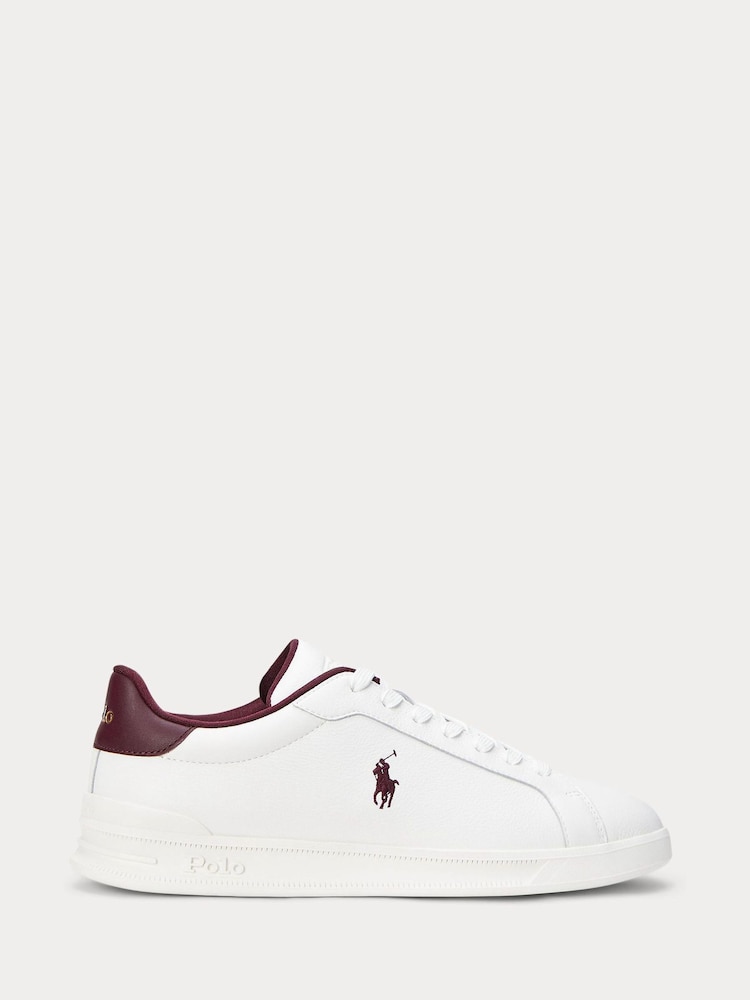 Polo Ralph Lauren White Sneakers-Low Top Lace Trainers - Image 1 of 4