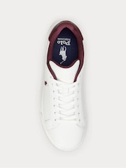 Polo Ralph Lauren White Sneakers-Low Top Lace Trainers - Image 3 of 4