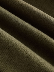 Olive Green Supersoft Cosy Rib Wide Leg Knitted Trousers - Image 3 of 3