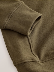 Olive Green Supersoft Cosy Rib Knitted Rugby Polo Neck Jumper - Image 2 of 3
