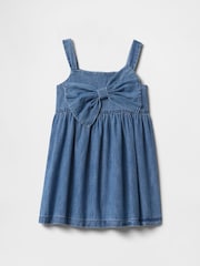 Gap Blue Bow Denim Dress (6mths-5yrs) - Image 2 of 3