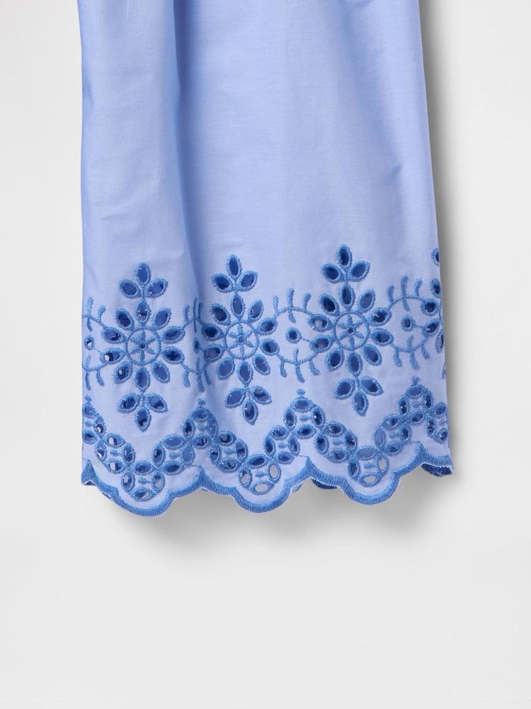 Gap Blue Eyelet Poplin Outfit Set (6mths-5yrs) - Image 4 of 4
