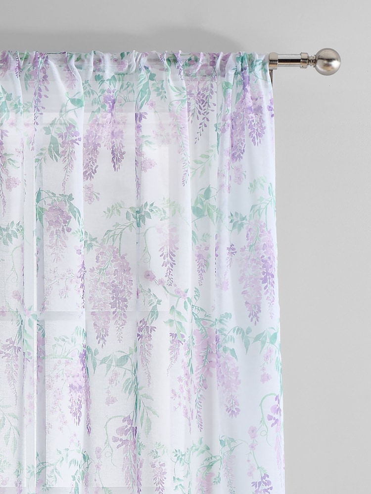 Dreams & Drapes Wisteria Slot Top Voile Panel - صورة 2 من 3