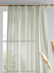 Drift Home Green Kayla Slot Top Voile Panel - Image 2 of 3