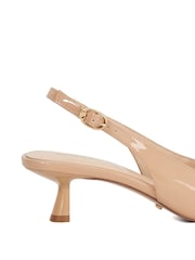 Dune London Brown Deserving Shallow Mary Jane Open Heels - Image 4 of 5