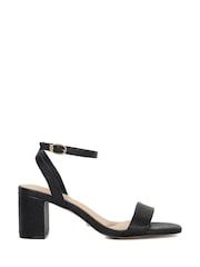 Dune London Black Standard Fit Melini Block Heel Sandals - Image 1 of 6