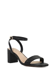 Dune London Black Standard Fit Melini Block Heel Sandals - Image 2 of 6