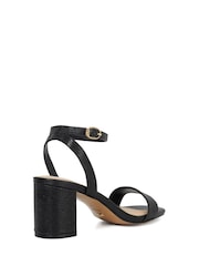 Dune London Black Standard Fit Melini Block Heel Sandals - Image 3 of 6