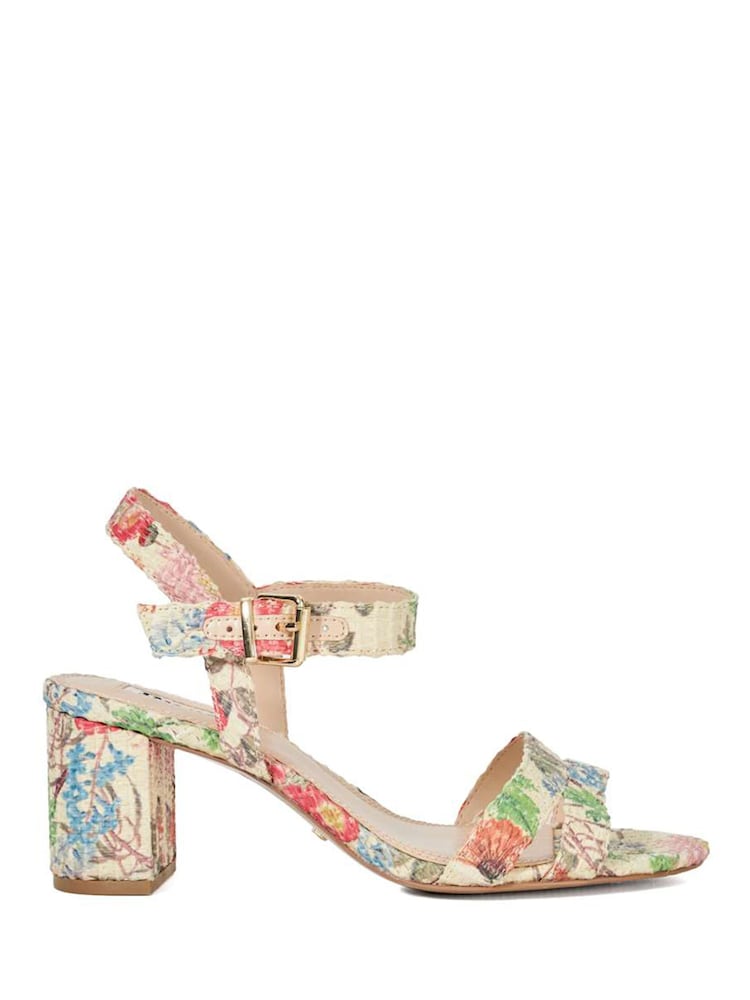 Creme - Dune London Merisa 2-teilige Sandalen mit Blockabsatz - Bild 2 von 6 Creme - Dune London Merisa 2-teilige Sandalen mit Blockabsatz - Bild 2 von 6