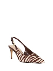 Dune London Mesh Detail Pointed Slingback Heels - Imagen 3 de 6