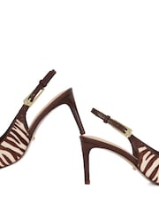 Dune London Mesh Detail Pointed Slingback Heels - Imagen 6 de 6